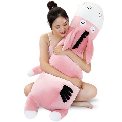 Doudou Âne<br> Peluche Rose 70 cm Badyba les meilleurs doudous