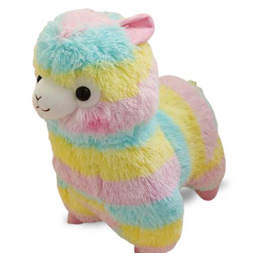 Doudou Lama<br> Peluche Arc en Ciel 28-50 cm Badyba les meilleurs doudous