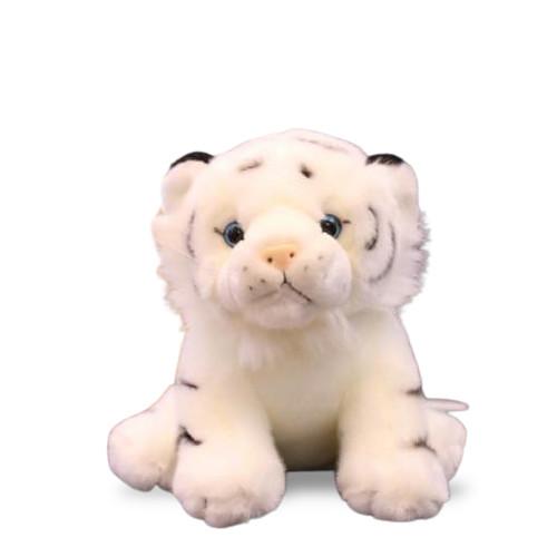 Doudou Tigre<br> Mignon Mini Blanc 12 cm Badyba les meilleurs doudous