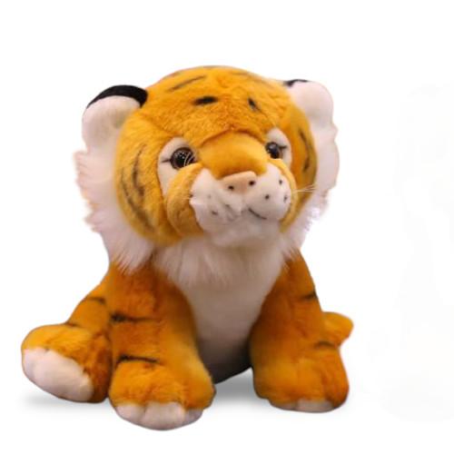 Doudou Tigre<br> Peluche Bébé Orange 15 cm Badyba les meilleurs doudous