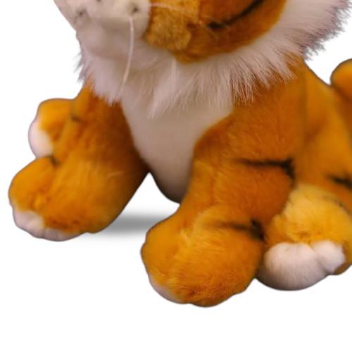 Doudou Tigre<br> Peluche Bébé Orange 15 cm Badyba les meilleurs doudous