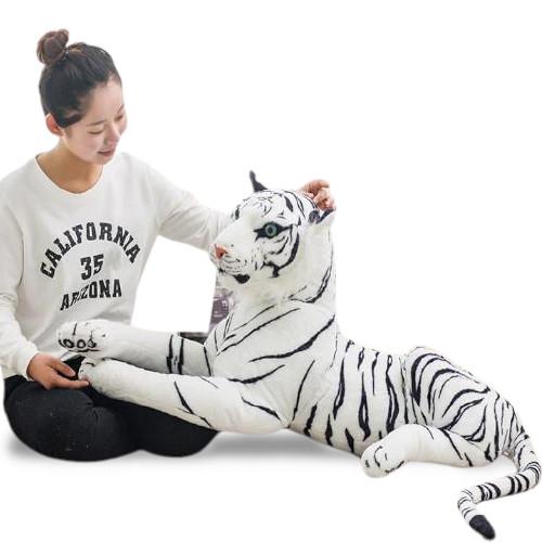 Doudou Tigre<br> Peluche Blanc Géant Badyba les meilleurs doudous