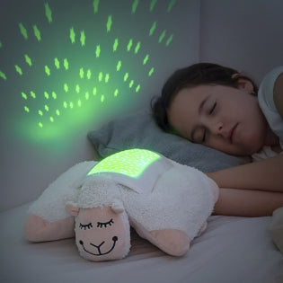 Doudou Peluche Projecteur LED d'Étoiles Mouton InnovaGoods