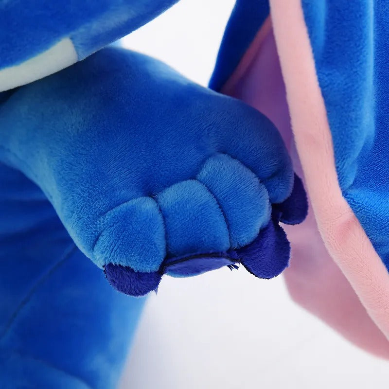 Peluche Stitch XXL - Bleu et Rose - 65 cm