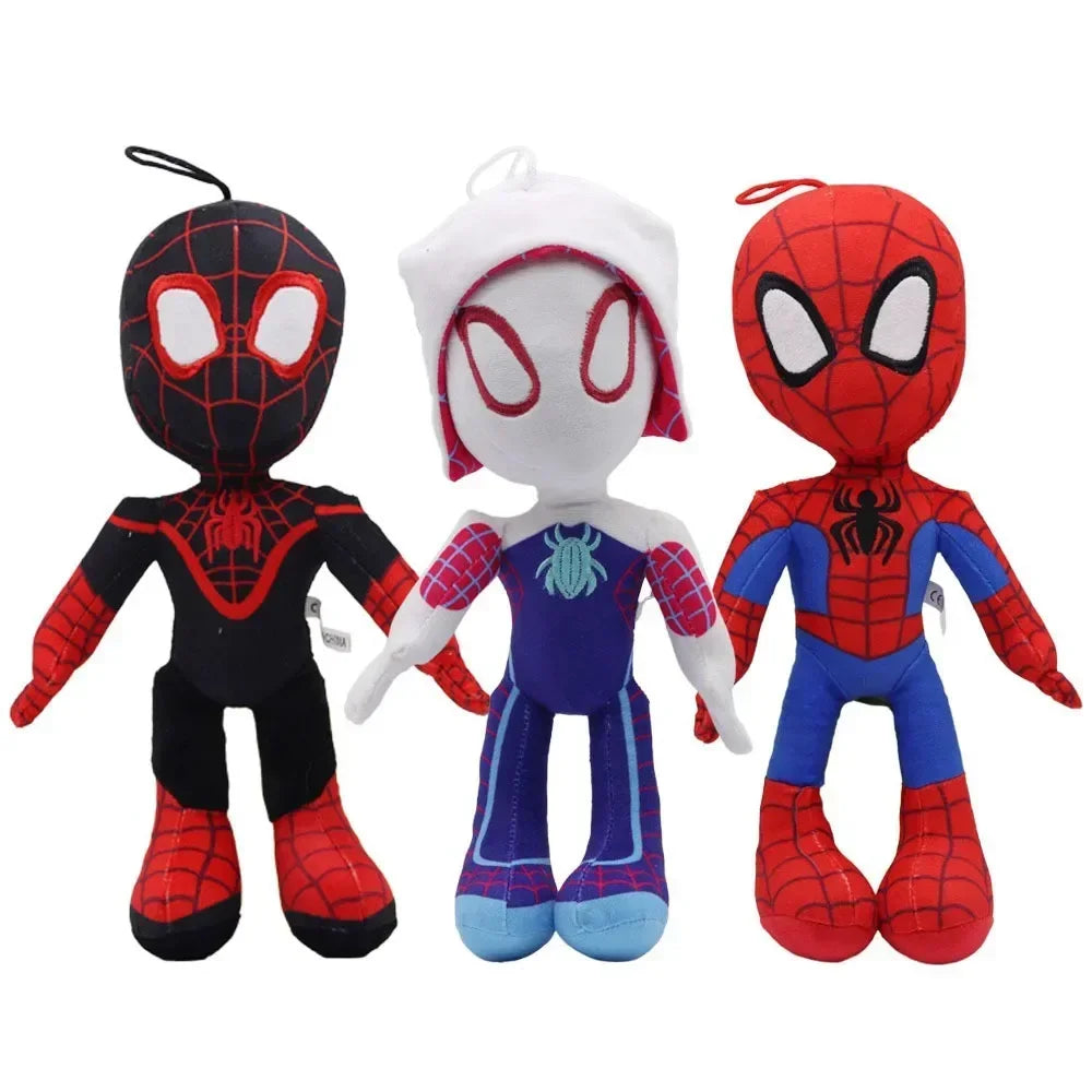 2024 New Hot Spiderman Plush Toy Soft Stuffed Cartoon Stuffeds Dolls Large Plushs Boy Cloth Dolls Pillow Kids Birthday Gift