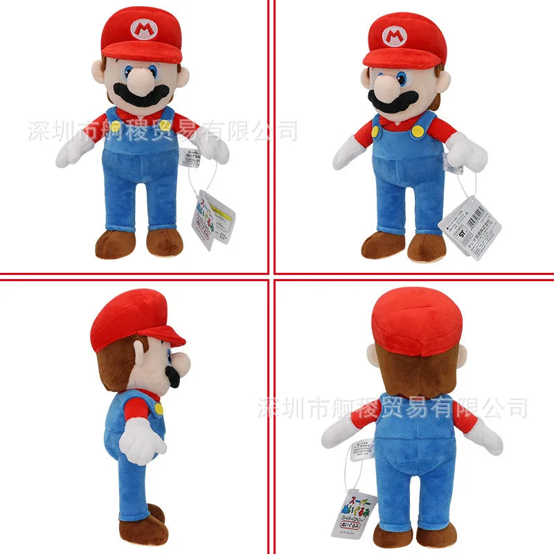 37-41cm Super Marios Bros Kawaii Peluche Toys Anime Figure Luigi Marios Peluche Cute Doll for Kids Great Christmas Birthday Gift