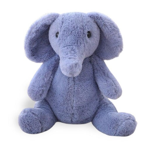 Doudou Garçon<br> Éléphant mignon bleu 30 cm Badyba les meilleurs doudous