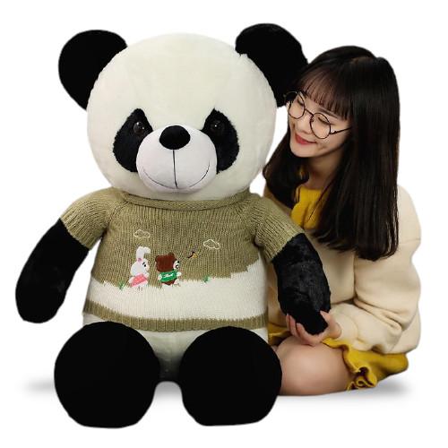 Doudou Panda<br> Gros 80 cm Badyba les meilleurs doudous