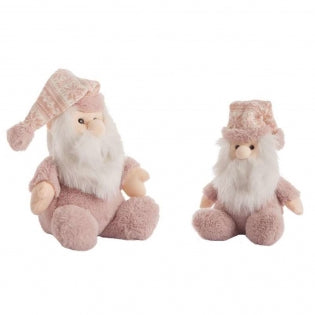 Doudou Plüschtier 46920 Rosa Weihnachtsmann (28 cm)