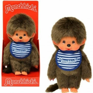 Doudou Plüschtier Bandai Monchhichi Boy Marineriere Lätzchen