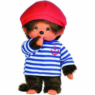 Doudou Plüschtier Bandai Monchhichi Sailor Stofftier 20 cm