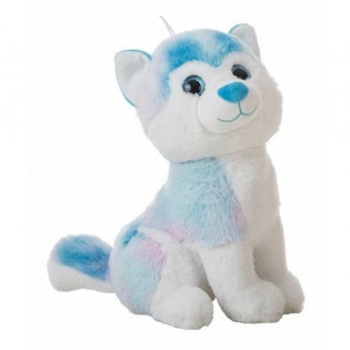 Doudou Jouet Peluche Bleu Husky 32 cm