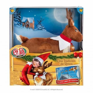 Doudou Plüschtier Cefatoys Elf Pets Rentier