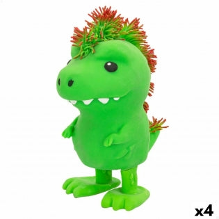 Peluche Eolo Jiggly Pets Dinosaurio 10 x 20,5 x 15 cm (4 Unidades)