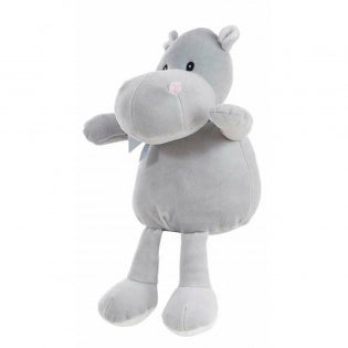 Doudou Peluche Hipopótamo Suave Gris 30 cm