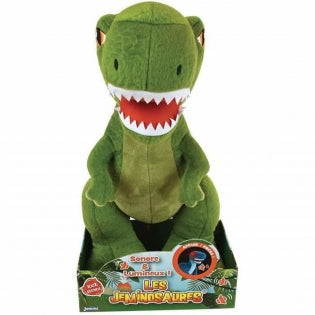 Doudou Peluche Jemini Dinosaurio Luz LED con Sonido