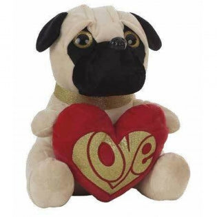 Peluche Doudou Pug 32 cm