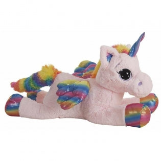 Doudou Jouet Peluche Rainbow Licorne 130 cm