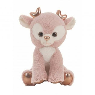 Doudou Peluche Reno Rosa 34 cm