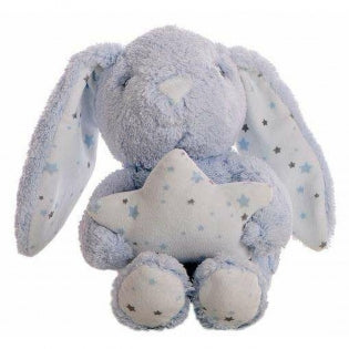 Doudou Stars Blaues Kaninchen-Plüschtier