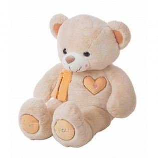 Doudou Peluche Valentin Oso Beige 75 cm