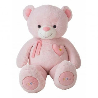 Doudou Peluche Valentin Rose Oso 115 cm