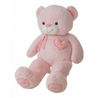 Doudou Peluche Valentin Rosa Oso 55 cm