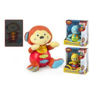 Doudou Plüschtier winfun FLG68 Blauer Kunststoff