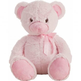 Doudou Ours en peluche Baby Rose 42 cm