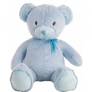 Blaue Teddybärdecke 90 cm