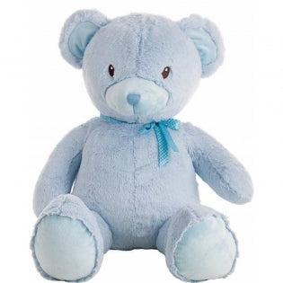 Doudou Ours en peluche Bleu 90 cm