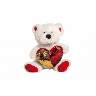 Peluche Osito Corazón Glitter 32 cm