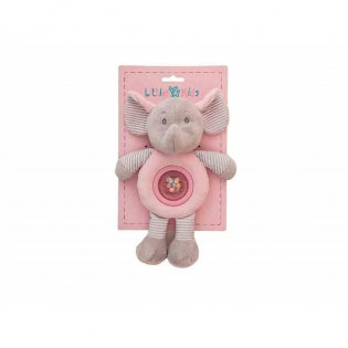 Doudou Plüsch Rassel Boli Rosa 25cm